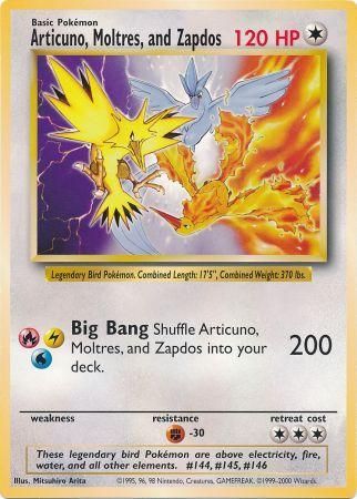 Articuno, Moltres, and Zapdos (Miscellaneous Promotional cards) [Jumbo Cards]