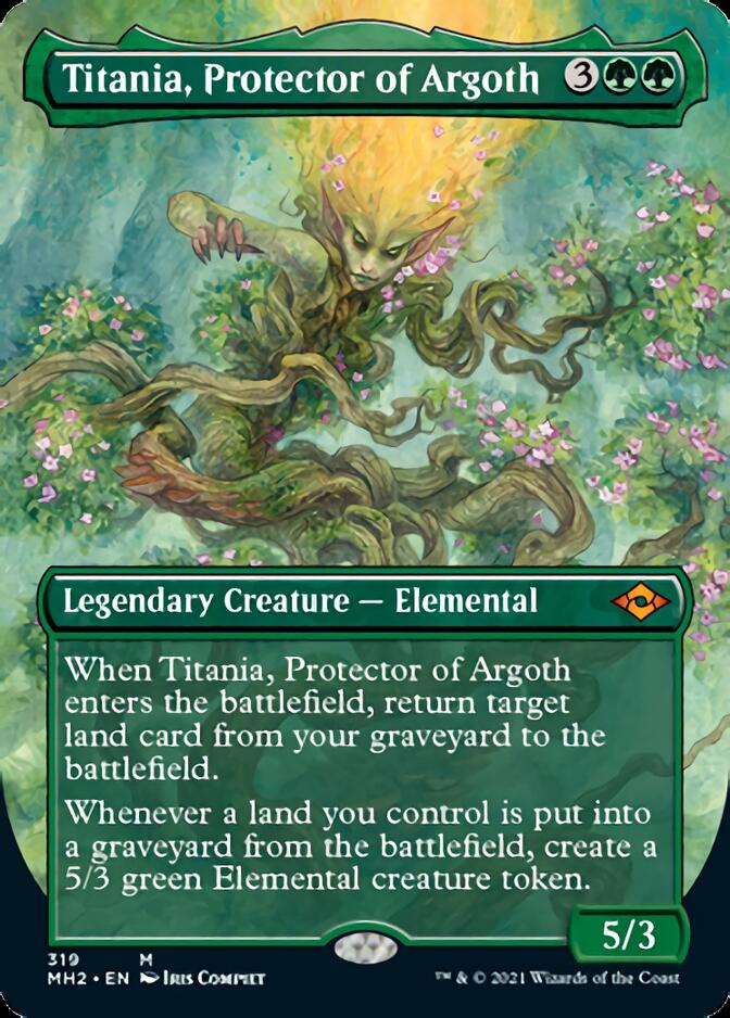 Titania, Protector of Argoth (Borderless) [Modern Horizons 2] (MH2 319)