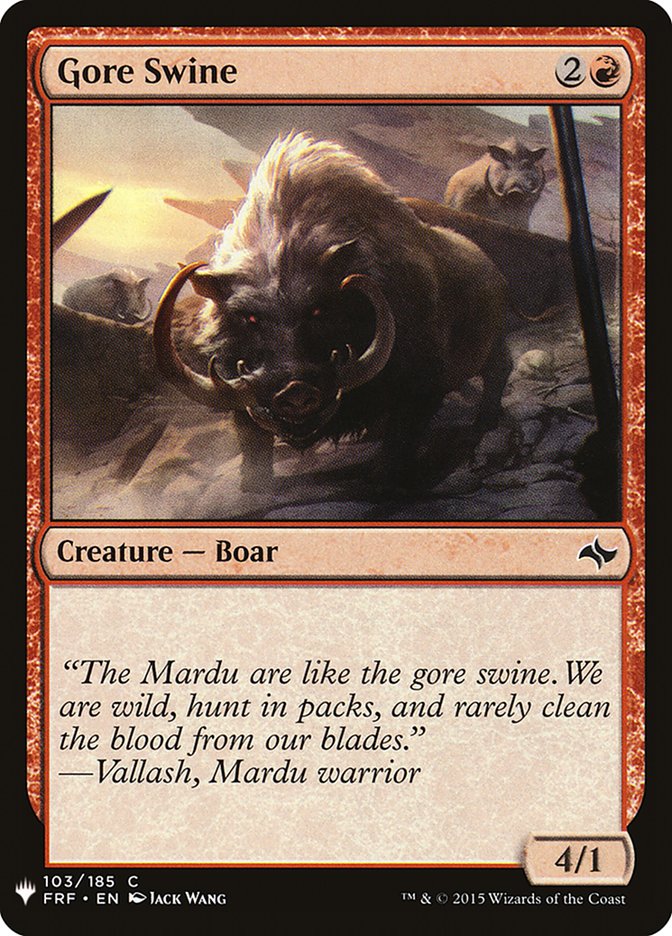 Gore Swine [Mystery Booster] (MB1 964)