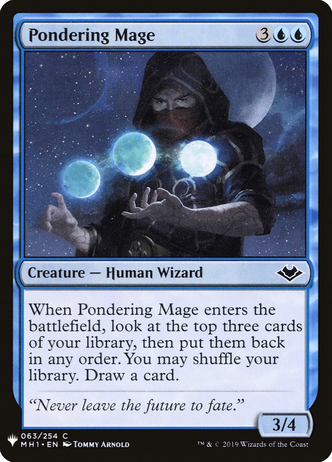 Pondering Mage [Mystery Booster] (MB1 457)