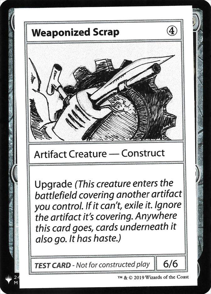 Weaponized Scrap [Mystery Booster Playtest Cards] (CMB1 111)