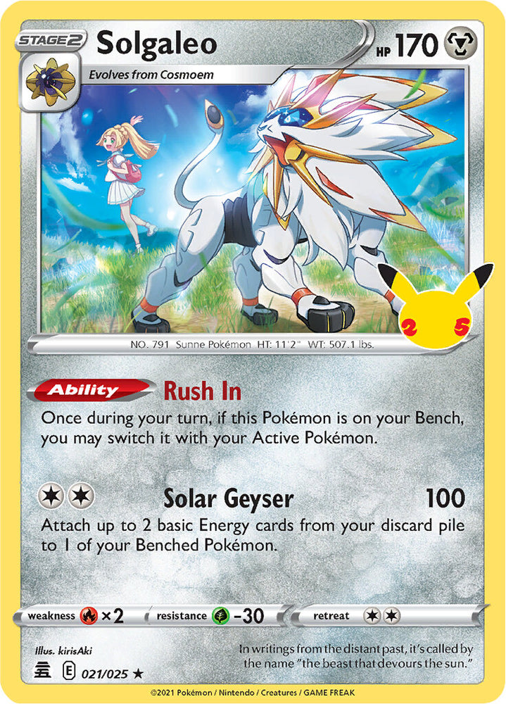 Solgaleo (021/025) [Celebrations]