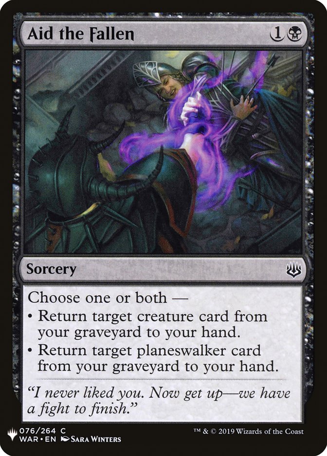 Aid the Fallen [Mystery Booster] (MB1 560)