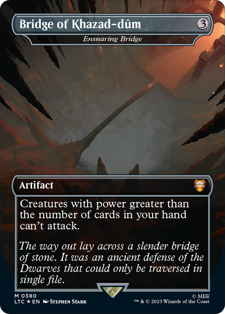 Ensnaring Bridge - Bridge of Khazad-dum (Surge Foil Realms and Relics) [The Lord of the Rings: Tales of Middle-Earth Commander]