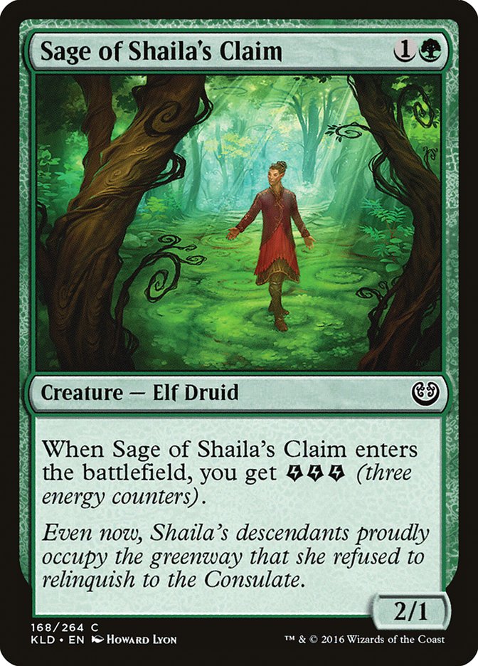 Sage of Shaila's Claim [Kaladesh] (KLD 168)