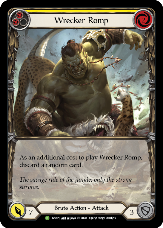 Wrecker Romp (Yellow) [LGS021] Rainbow Foil