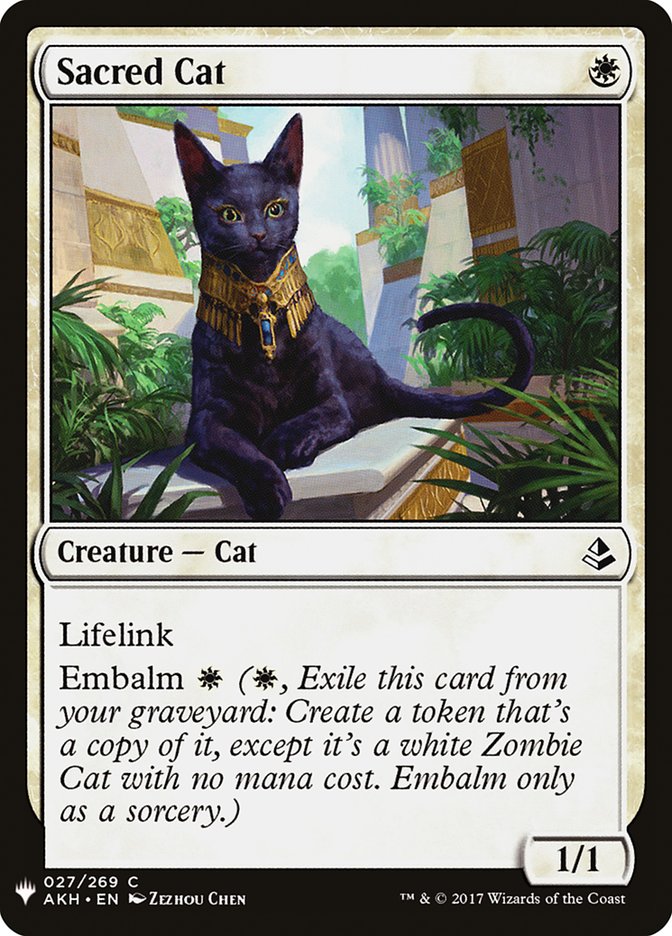 Sacred Cat [Mystery Booster] (MB1 215)