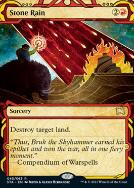 Stone Rain (Etched Foil) [Strixhaven Mystical Archive] (STA 45)