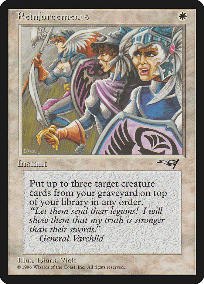 Reinforcements (No Archer) [Alliances] (ALL 12A)