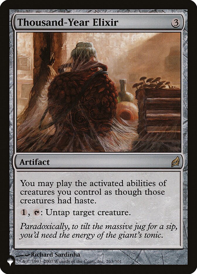 Thousand-Year Elixir [The List] (LLRW 263)