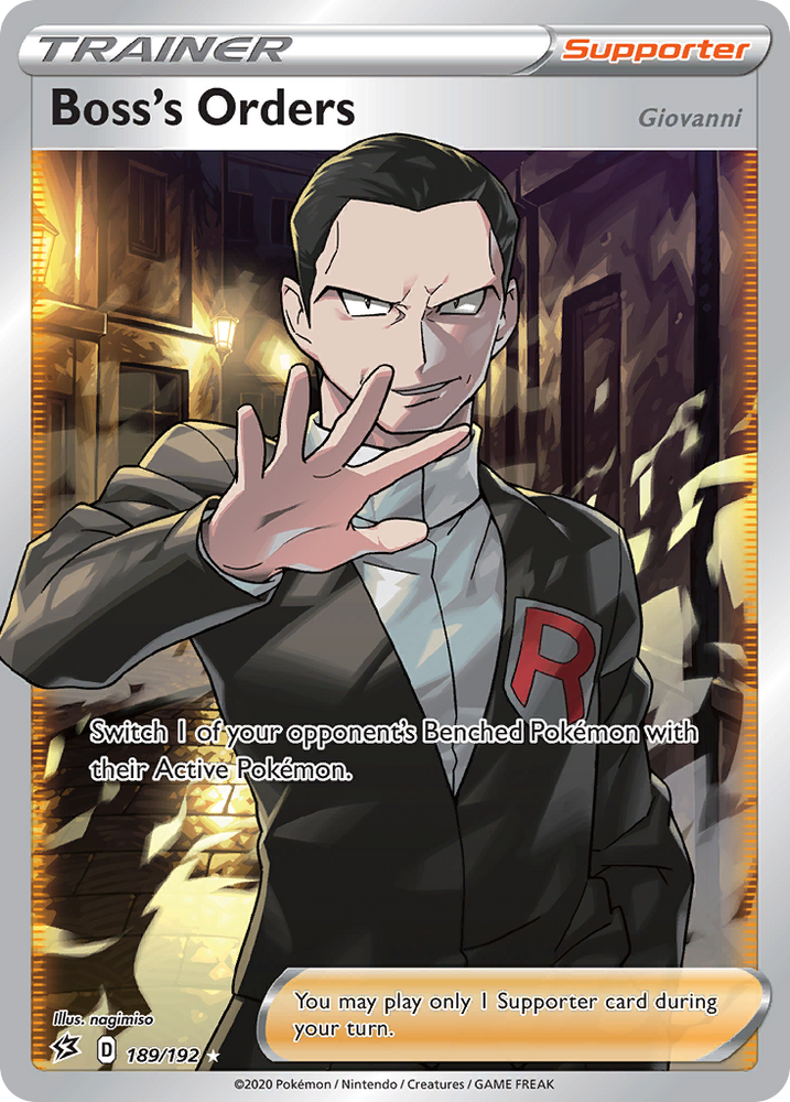Boss's Orders (Giovanni) (189/192) [Sword & Shield: Rebel Clash]