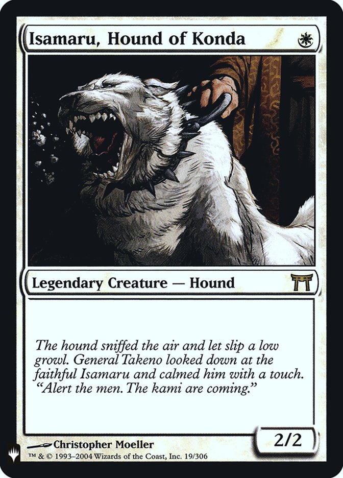 Isamaru, Hound of Konda [Mystery Booster] (FMB1 7)
