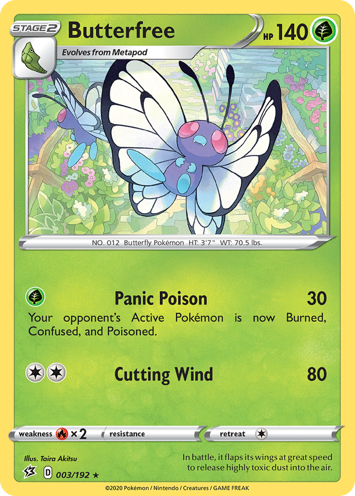 Butterfree (3/192) [Sword & Shield: Rebel Clash]