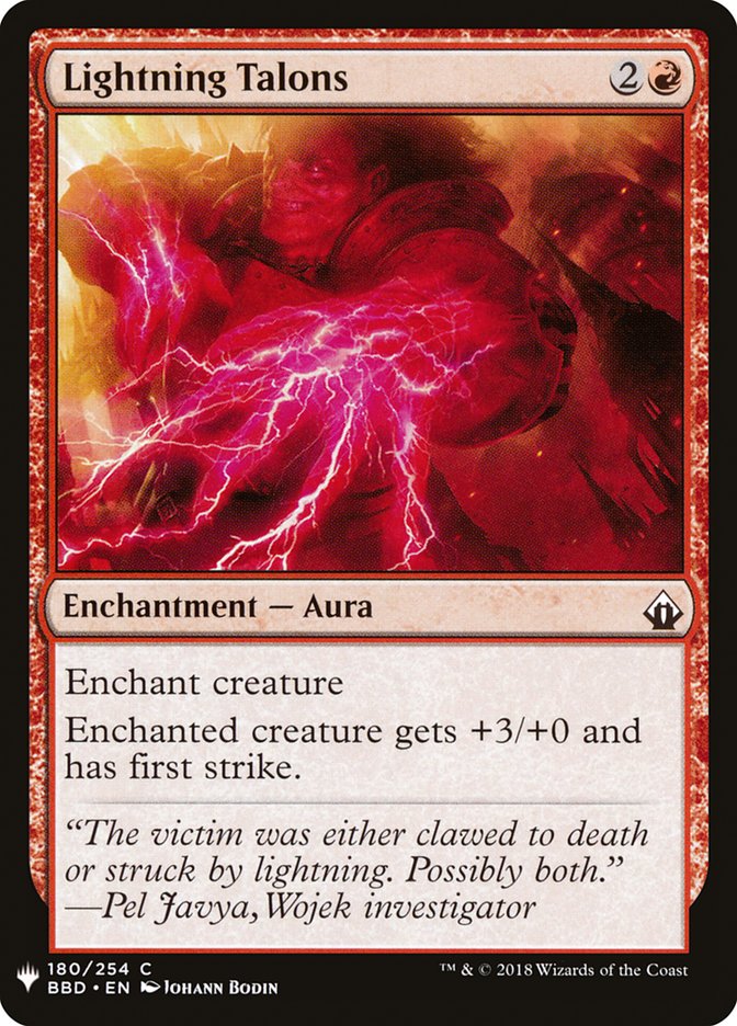 Lightning Talons [Mystery Booster] (MB1 1004)