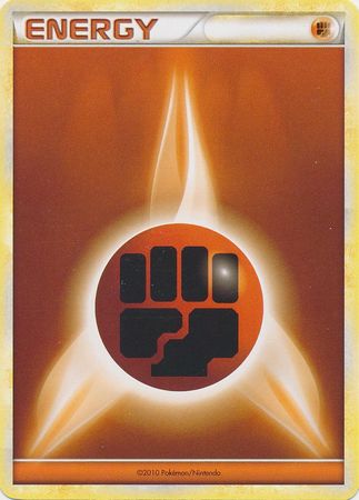 Fighting Energy (2010 Unnumbered HGSS Style Non Holo) [League & Championship Cards]