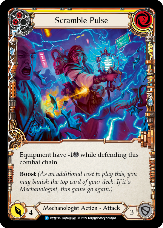 Scramble Pulse [DYN096] (Dynasty)  Rainbow Foil