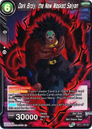 Dark Broly, the New Masked Saiyan [BT11-135]
