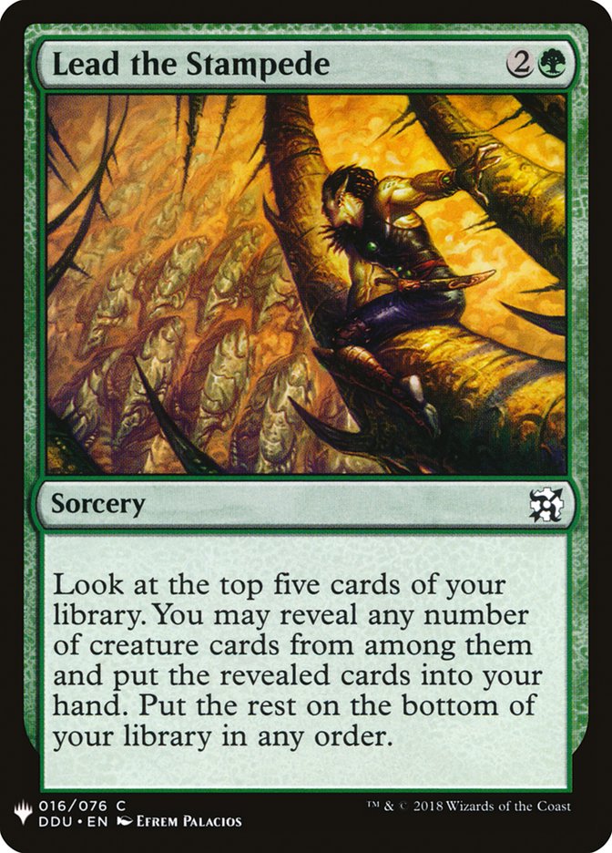 Lead the Stampede [Mystery Booster] (MB1 1259)