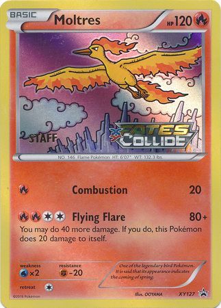 Moltres (Staff) (XY127) [XY: Black Star Promos]