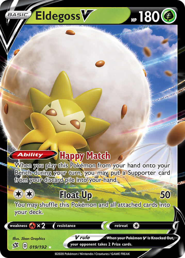 Eldegoss V (19/192) [Sword & Shield: Rebel Clash]