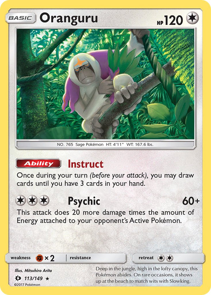 Oranguru (SM Base Set) (113/149) [Theme Deck Exclusives]