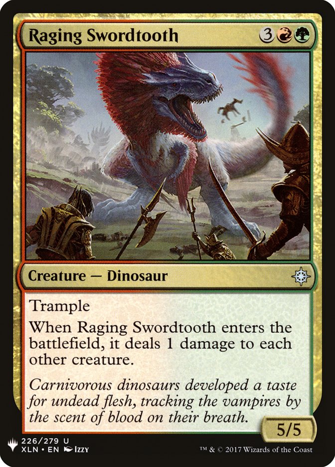Raging Swordtooth [Mystery Booster] (MB1 1471)