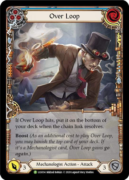 Over Loop (Blue) [LGS034] Rainbow Foil