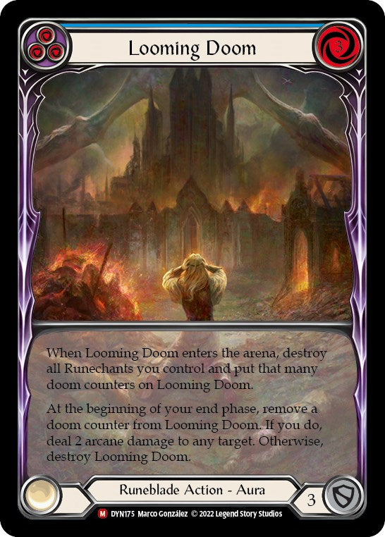 Looming Doom [DYN175] (Dynasty)  Rainbow Foil