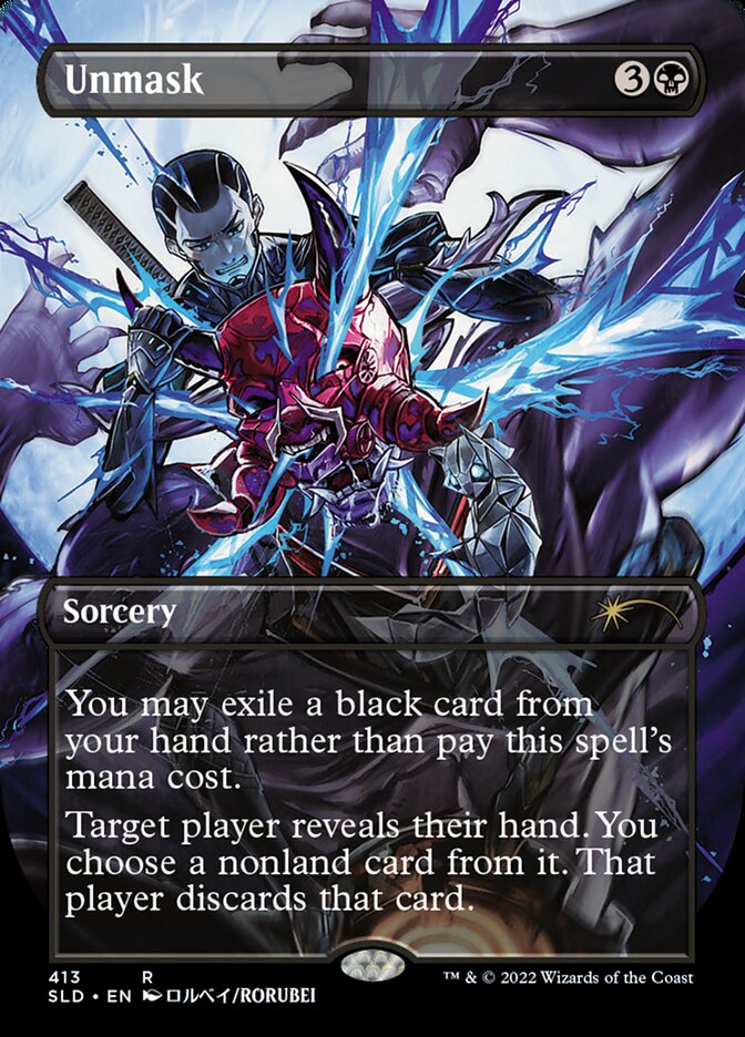 Unmask (Borderless) [Secret Lair Drop Series] (SLD 413)