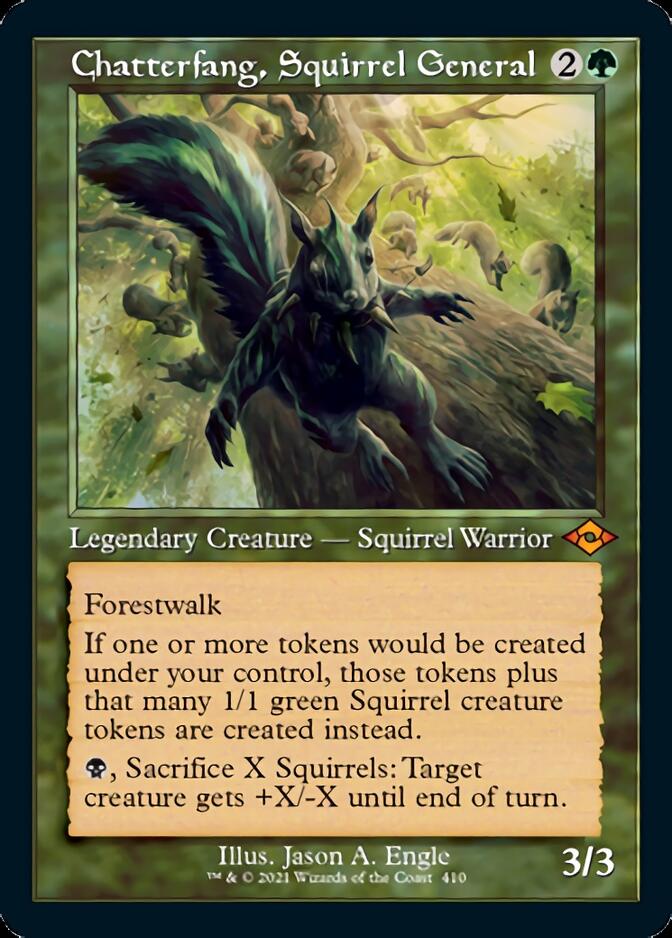 Chatterfang, Squirrel General (Retro) [Modern Horizons 2] (MH2 410)