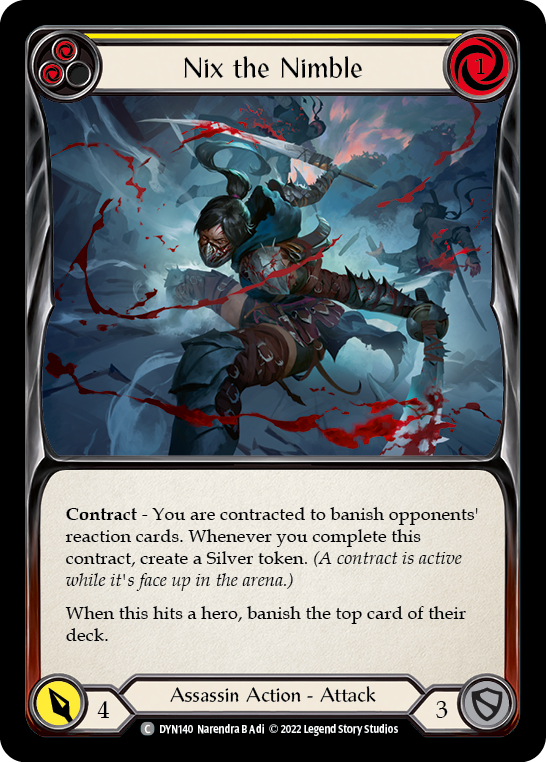 Nix the Nimble [DYN140] (Dynasty)  Rainbow Foil