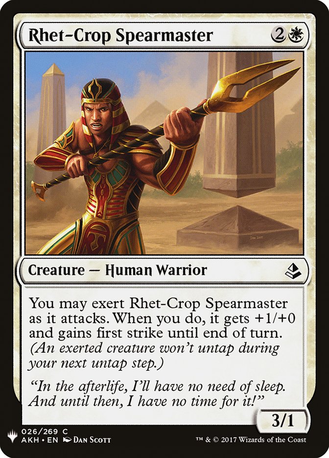 Rhet-Crop Spearmaster [Mystery Booster] (MB1 212)