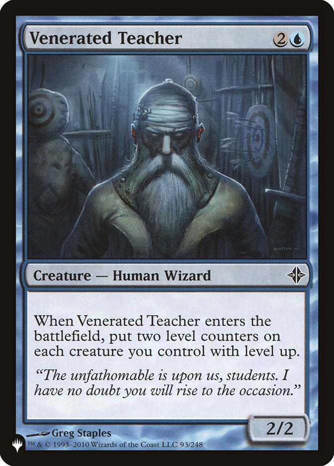 Venerated Teacher [The List] (LROE 93)