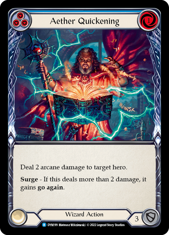 Aether Quickening [DYN199] (Dynasty)  Rainbow Foil