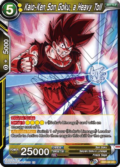 Kaio-Ken Son Goku, a Heavy Toll [EB1-44]