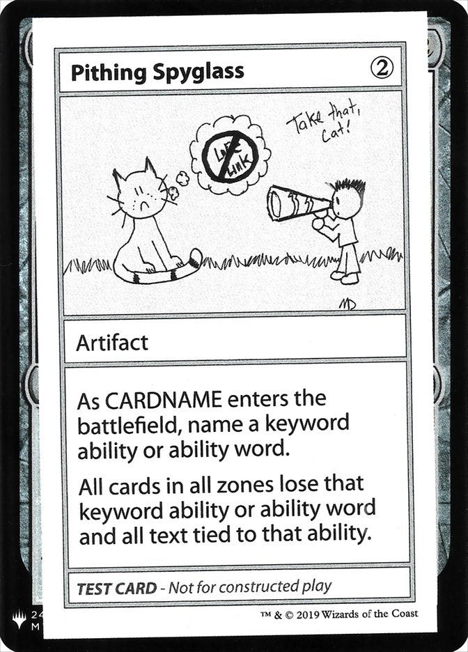 Pithing Spyglass [Mystery Booster Playtest Cards] (CMB1 108)