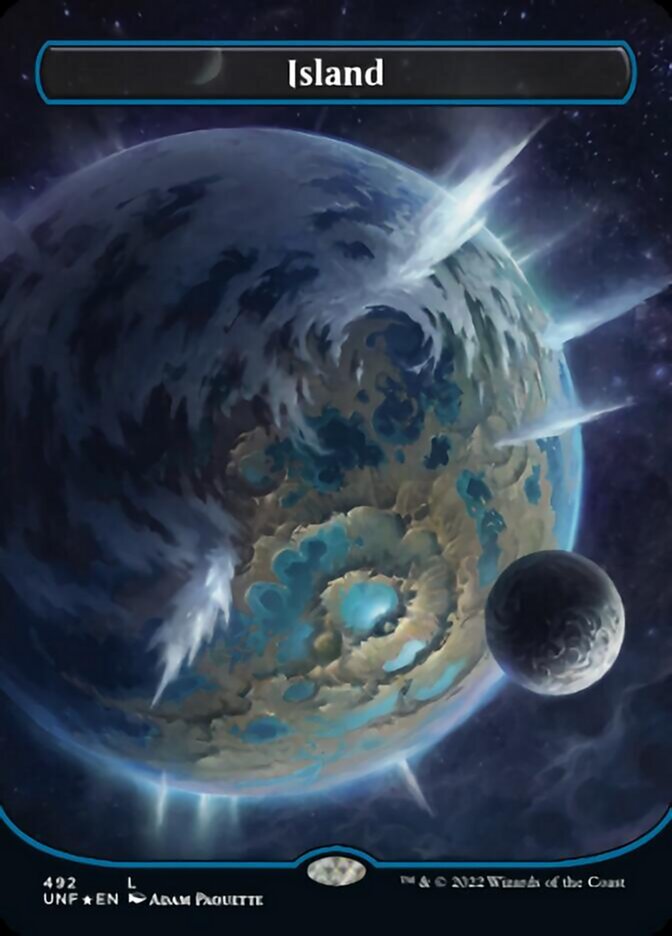 Island (Orbital Space-ic Land) (Galaxy Foil) (241) [Unfinity]