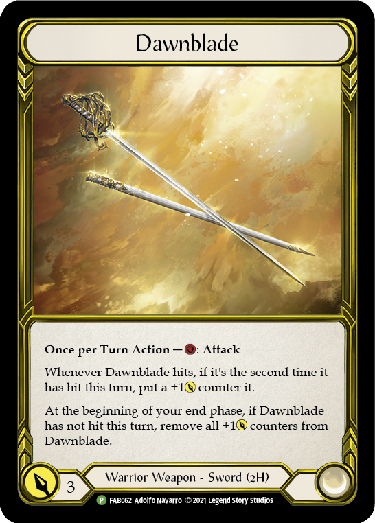 Dawnblade [FAB062] (Promo)  Cold Foil