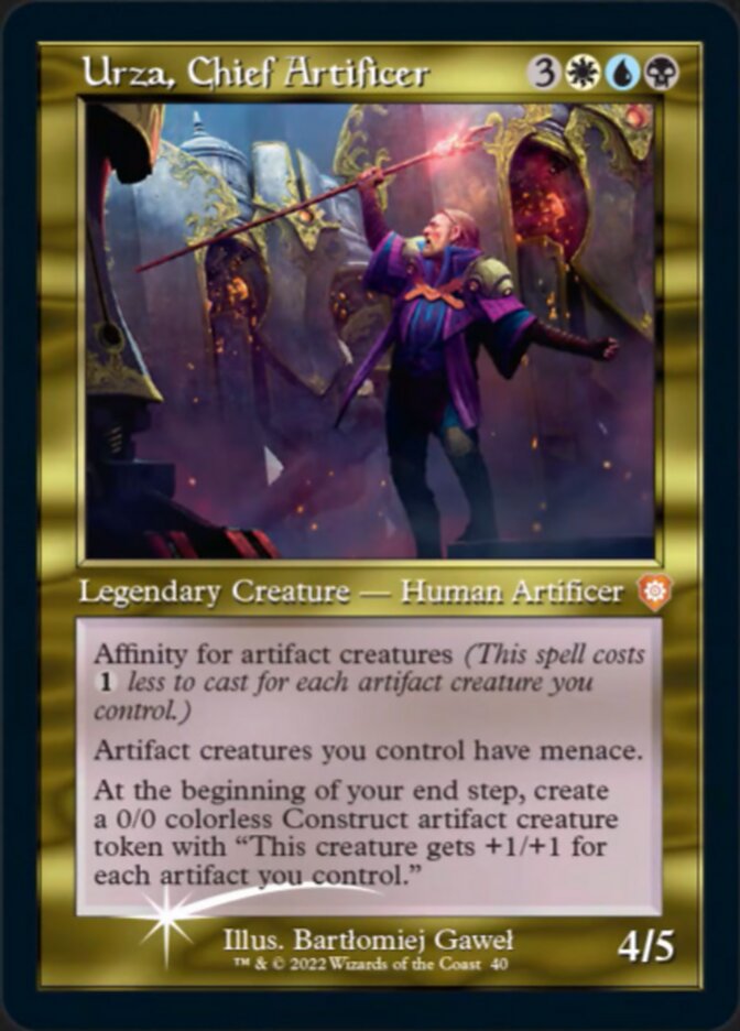 Urza, Chief Artificer (040) (Retro) [The Brothers' War Commander]