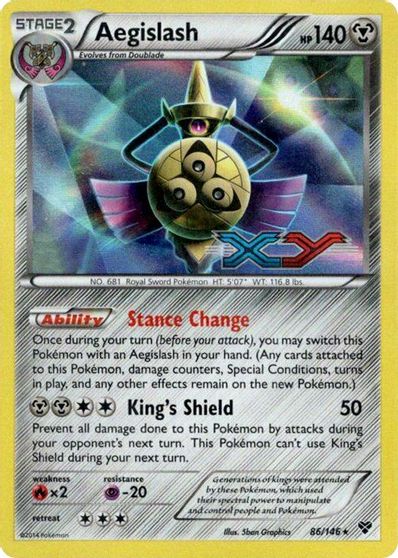 Aegislash (86) (Prerelease Promo) [XY: Black Star Promos]