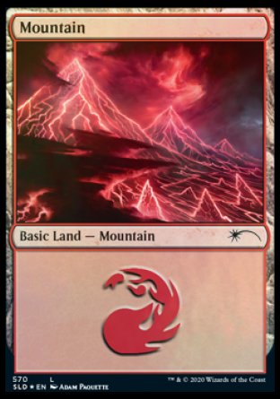 Mountain (Lightning) (570) [Secret Lair Drop Promos] (PSLD 570)