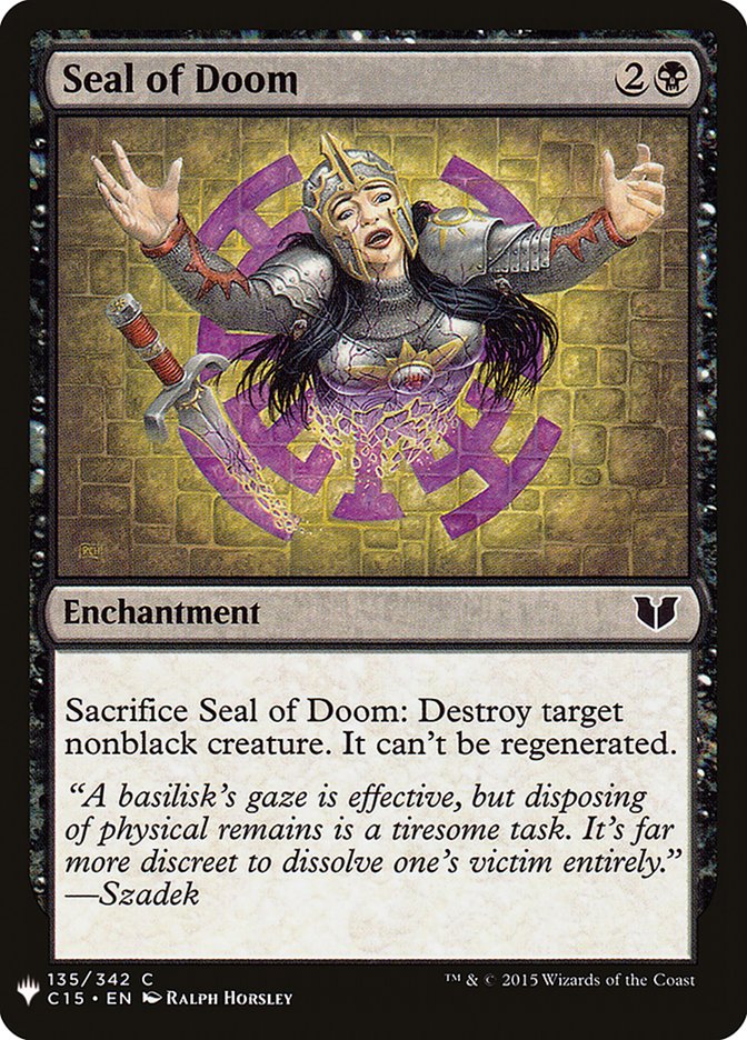 Seal of Doom [Mystery Booster] (MB1 765)