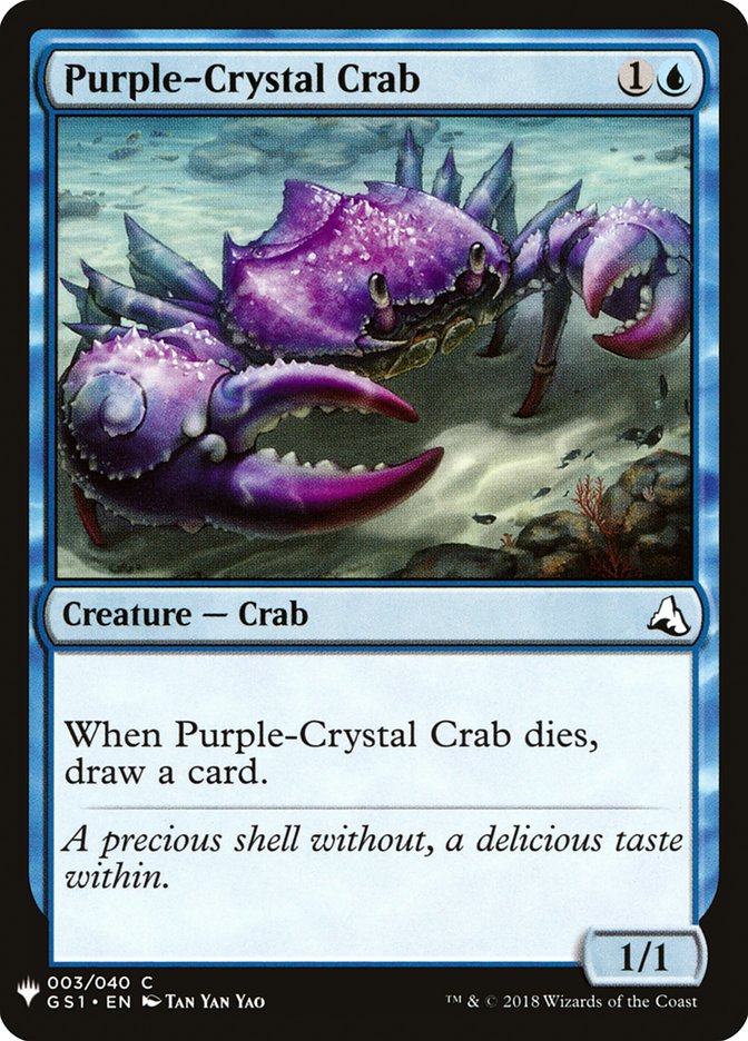 Purple-Crystal Crab [Mystery Booster] (MB1 464)