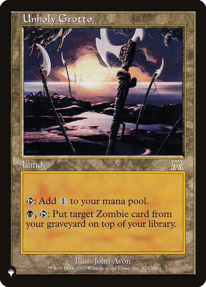 Unholy Grotto [The List] (LONS 327)