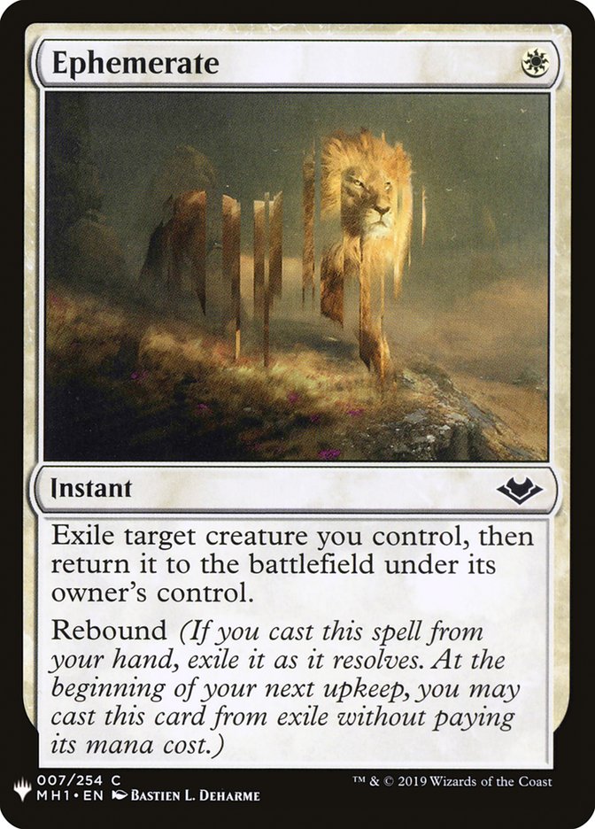 Ephemerate [Mystery Booster] (MB1 96)