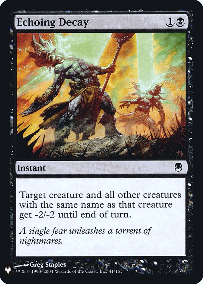 Echoing Decay [Mystery Booster] (FMB1 36)