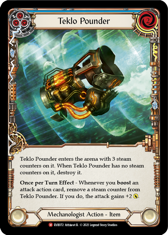 Teklo Pounder [EVR072] 1st Edition Rainbow Foil