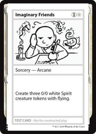Imaginary Friends (2021 Edition) [Mystery Booster Playtest Cards] (CMB1 7)