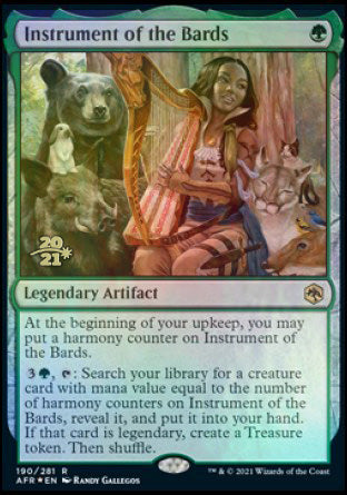 Instrument of the Bards [Dungeons & Dragons: Adventures in the Forgotten Realms Prerelease Promos] (PAFR 190)