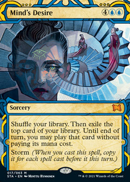 Mind's Desire (Etched Foil) [Strixhaven Mystical Archive] (STA 17)